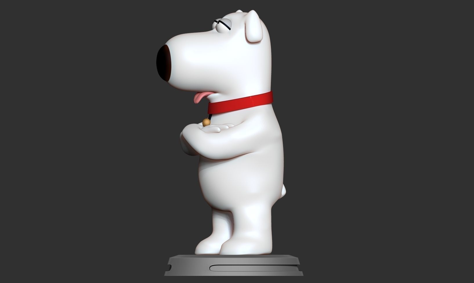 Brian Griffin - Family Guy Fanart Free 3D print model_8
