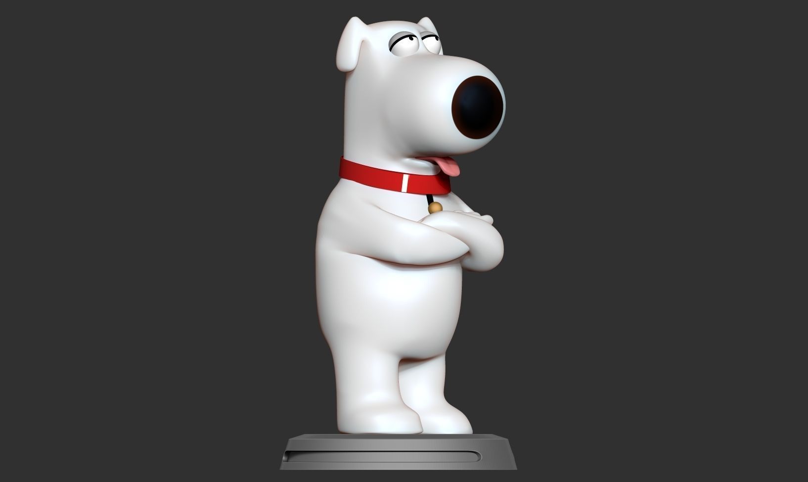 Brian Griffin - Family Guy Fanart Free 3D print model_10