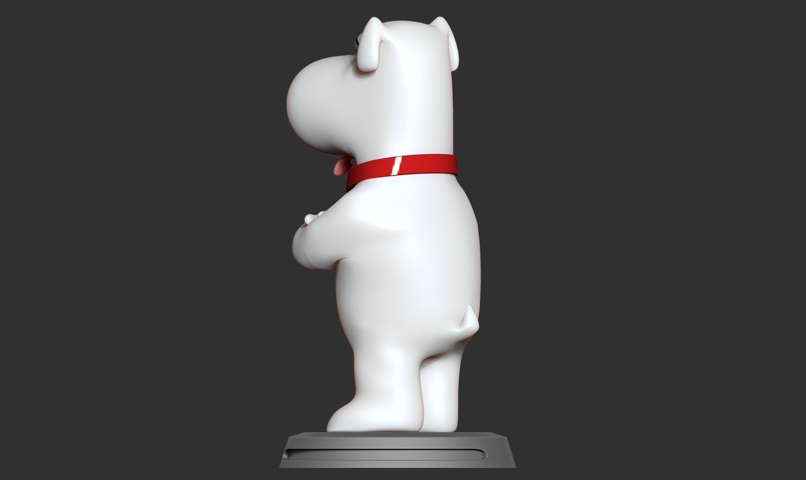 Brian Griffin - Family Guy Fanart Free 3D print model_16