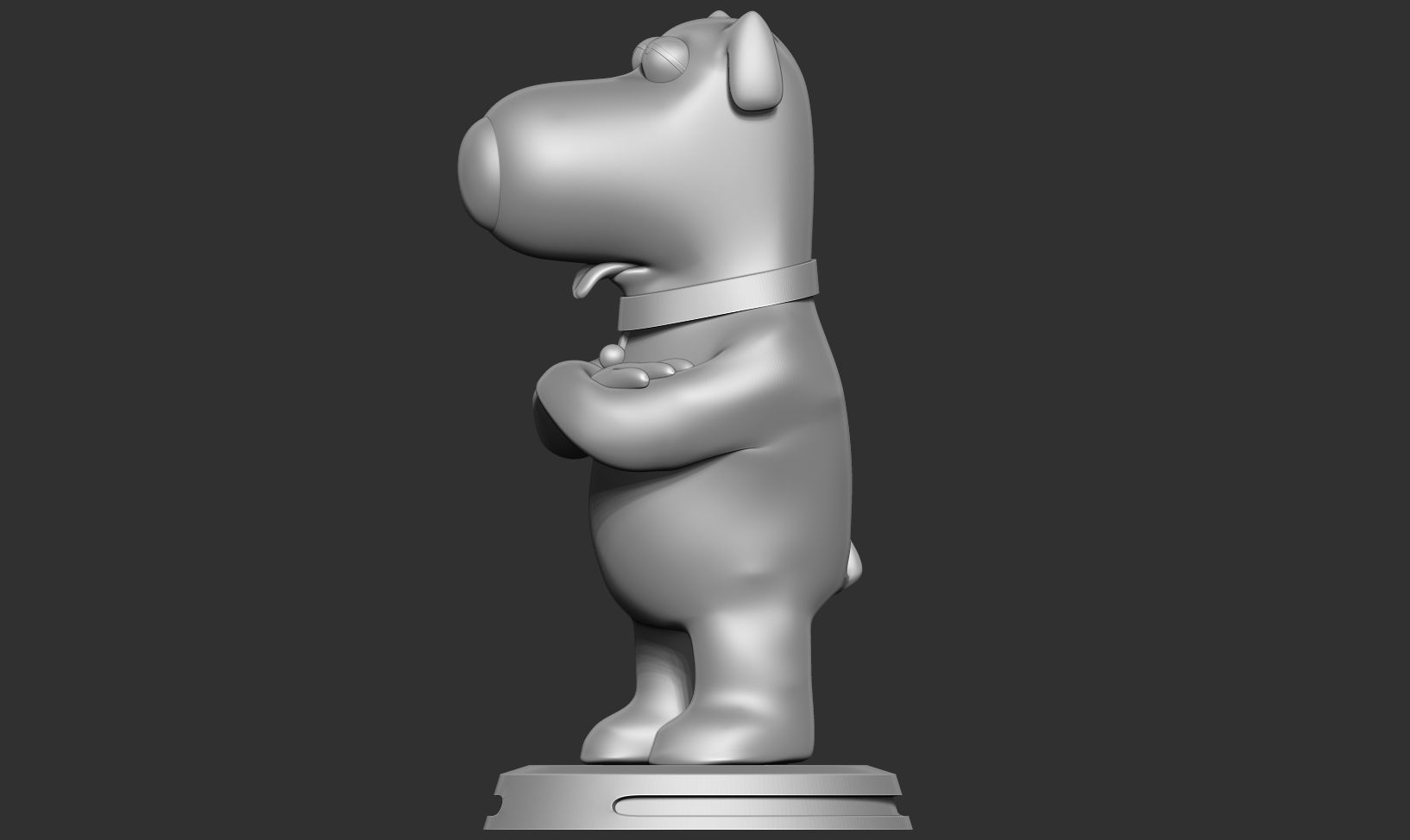 Brian Griffin - Family Guy Fanart Free 3D print model_9