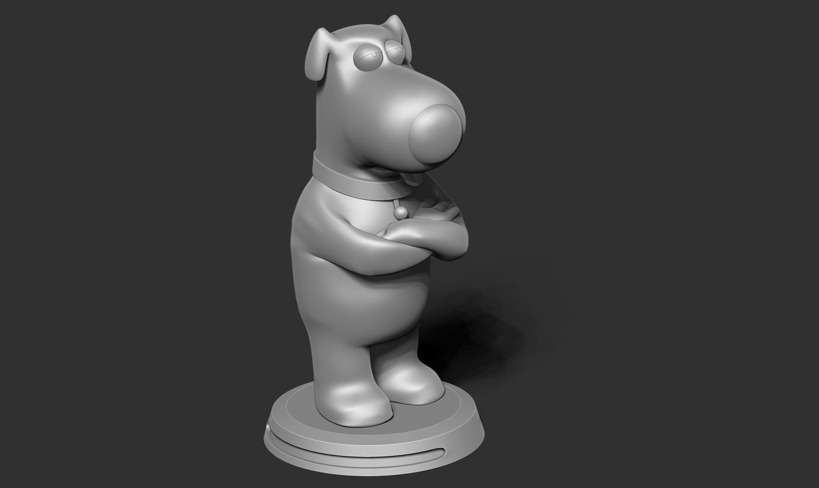 Brian Griffin - Family Guy Fanart Free 3D print model_13