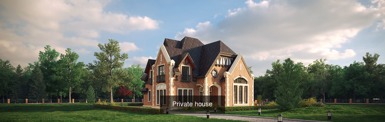 Private houses pack 3D Model Collection_1