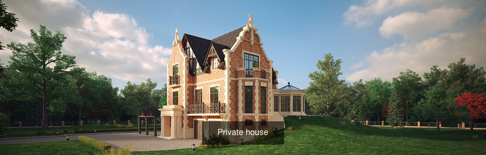 Private houses pack 3D Model Collection_5