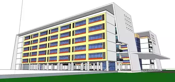 Office-Teaching Building-Canteen 43