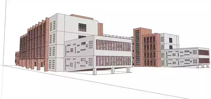 Office-Teaching Building-Canteen 44