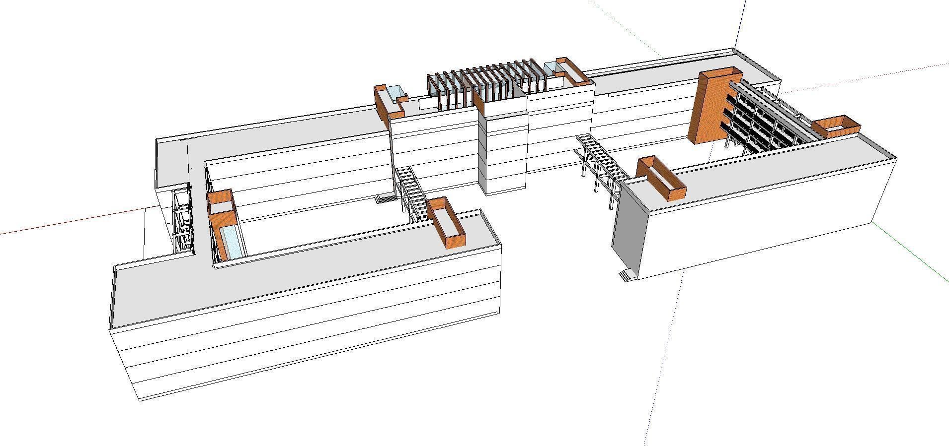 Office-Teaching Building-Canteen 45 3D model_1