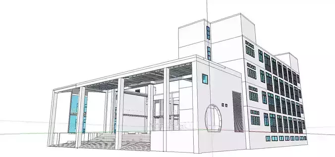 Office-Teaching Building-Canteen 47