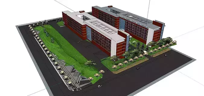 Office-Teaching Building-Canteen 52