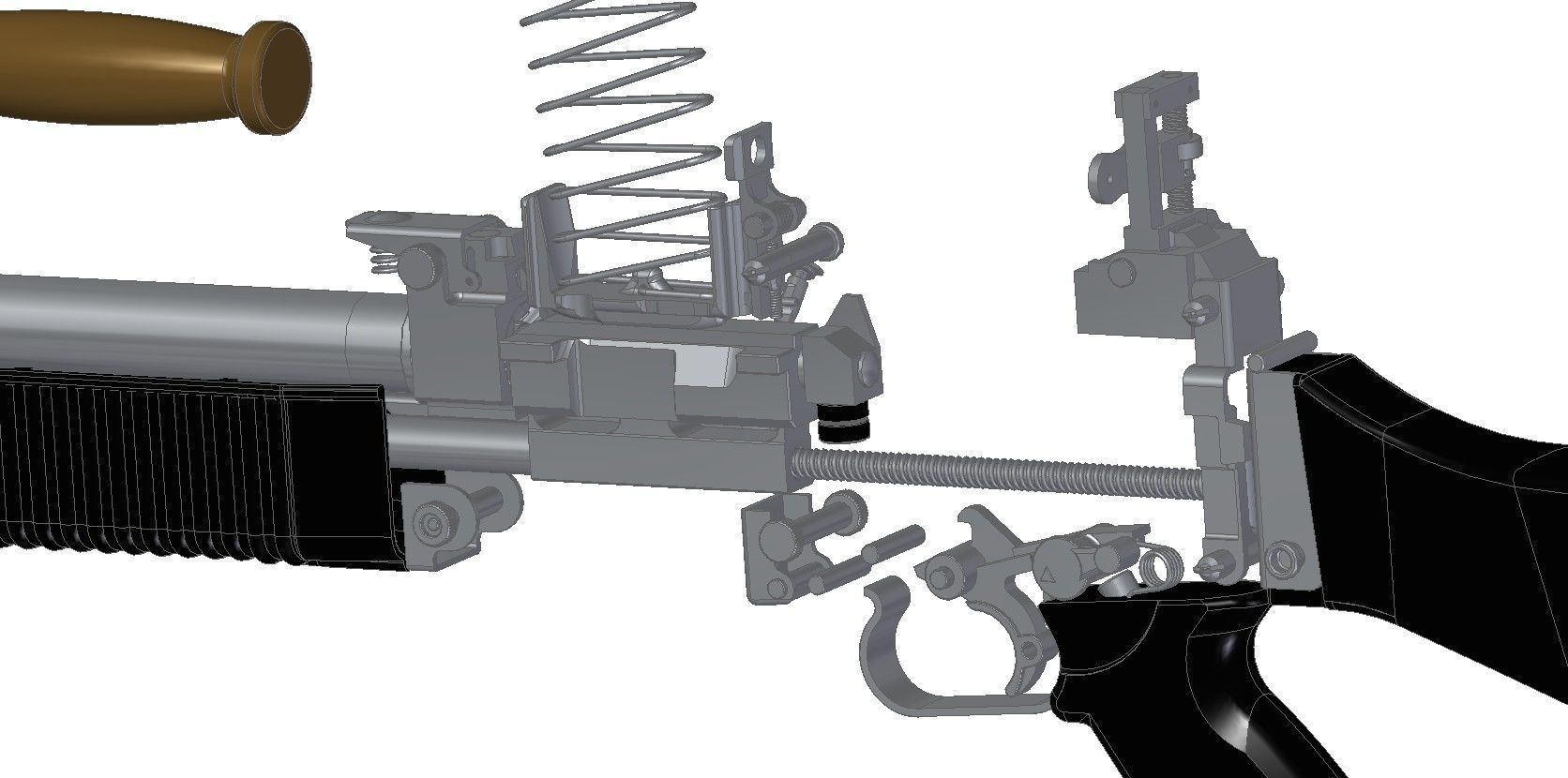 Stoner 63 LMG 3D model_5