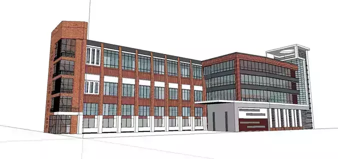 Office-Teaching Building-Canteen 57