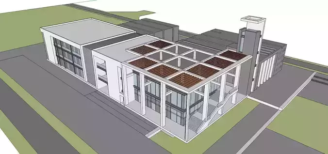 Office-Teaching Building-Canteen 59