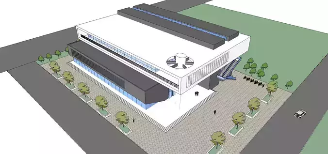 Office-Teaching Building-Canteen 61