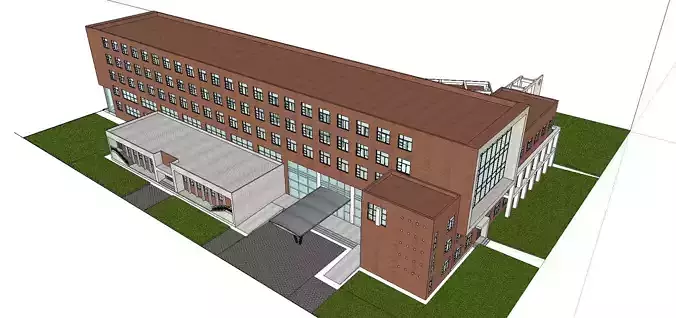 Office-Teaching Building-Canteen 64