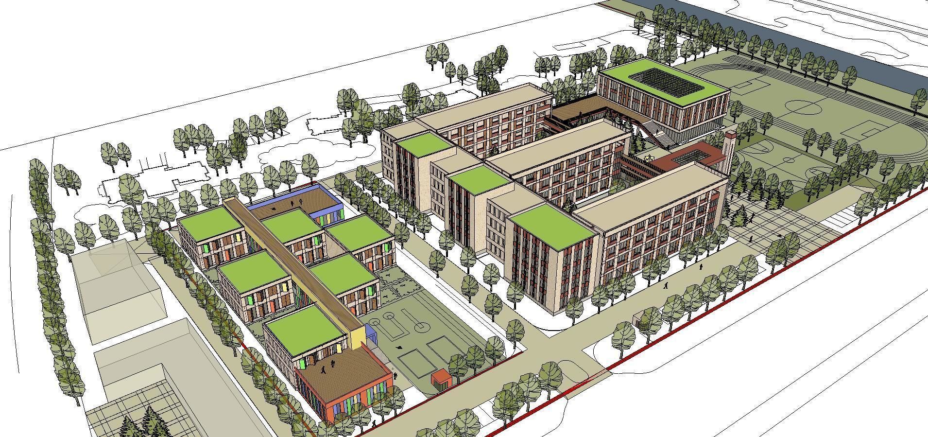 Region-City-School 25 3D model_2