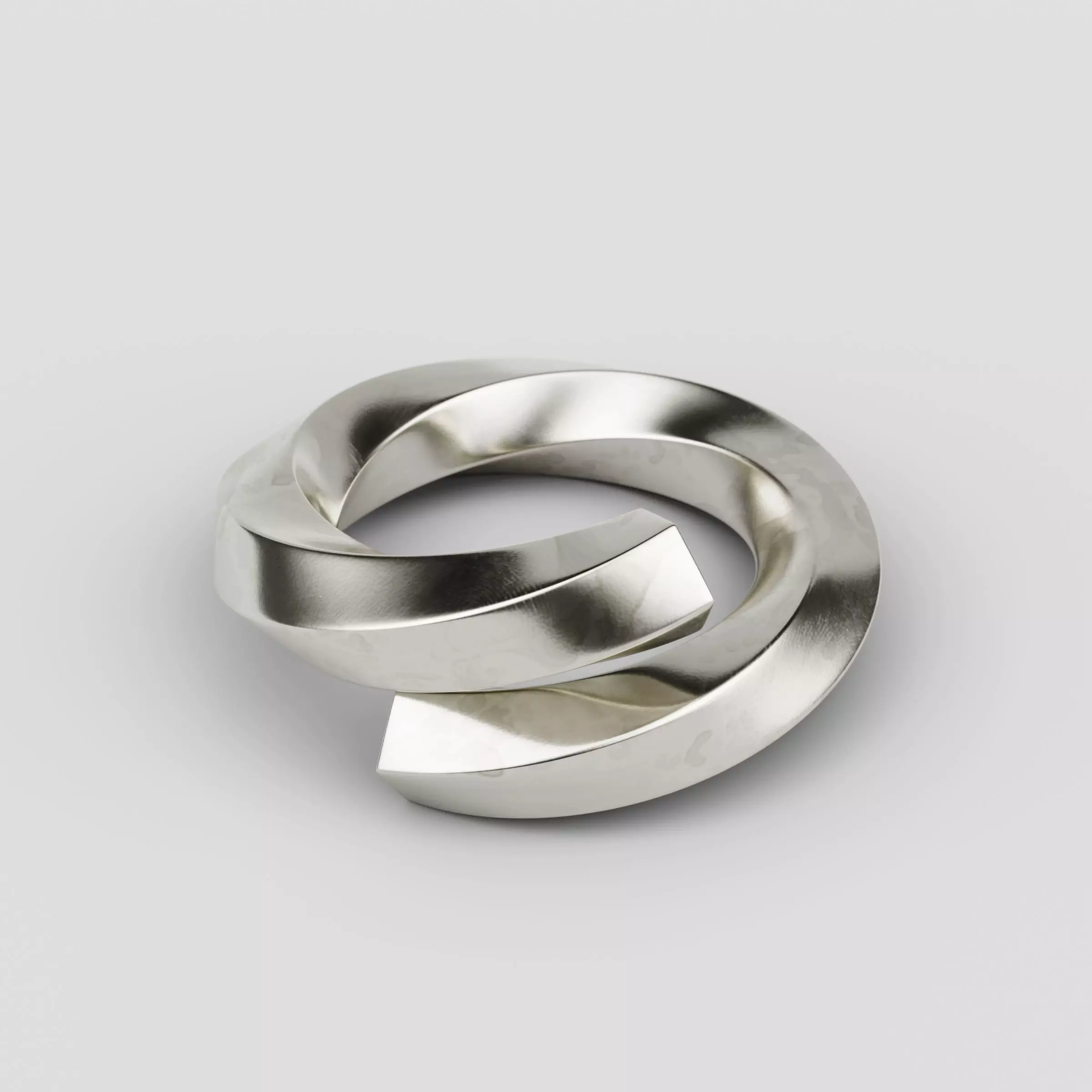 Twisted Spiral Ring 3D model_0