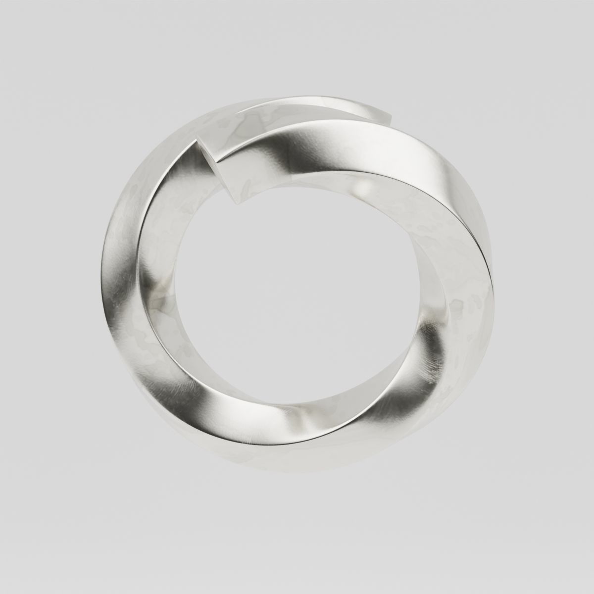 Twisted Spiral Ring 3D model_9