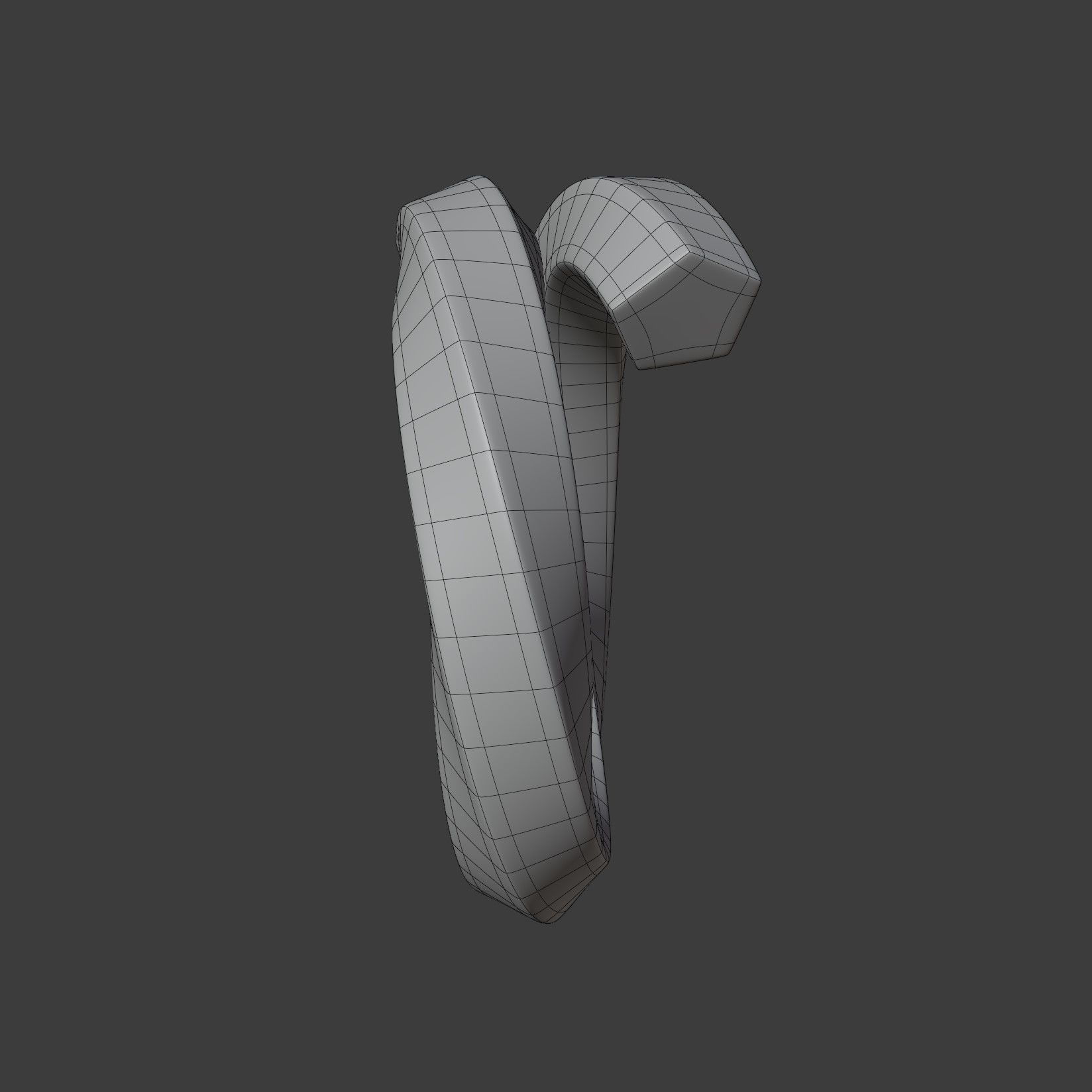 Twisted Spiral Ring 3D model_6