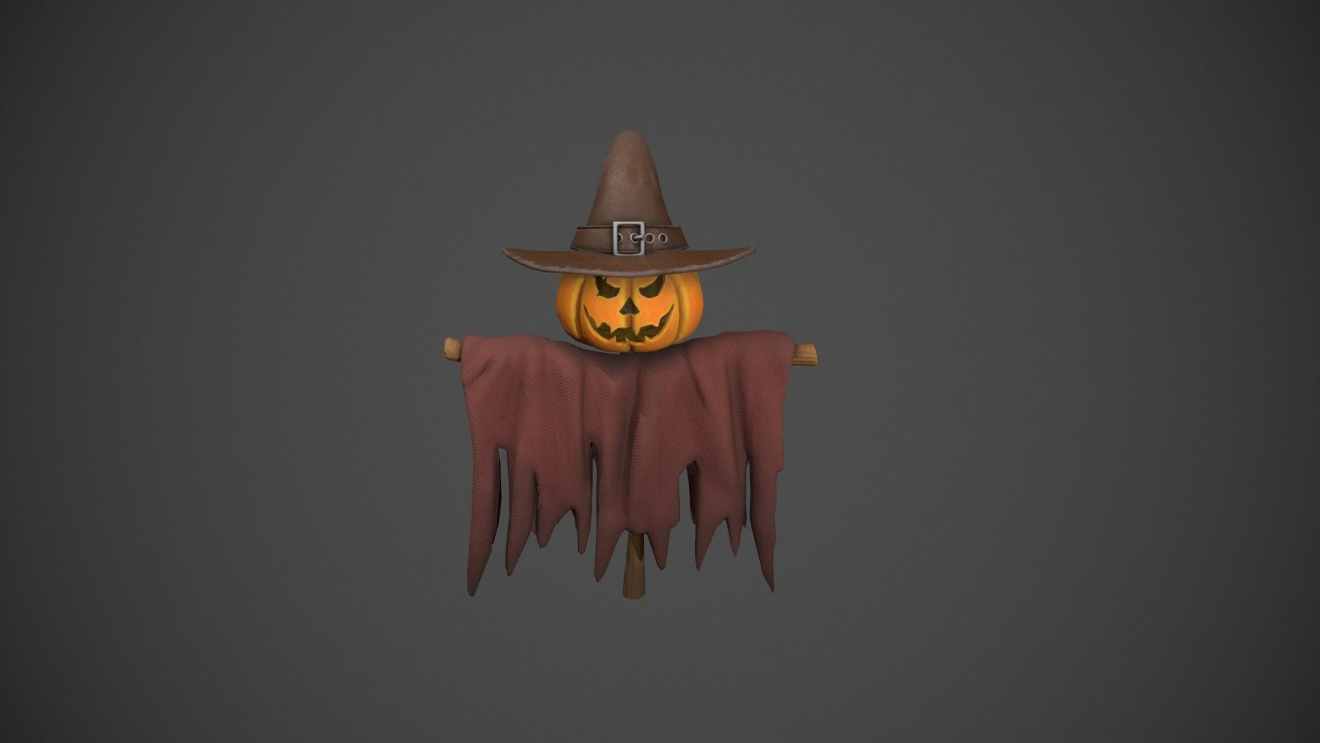 Halloween Prop Pack Low-poly 3D model_2