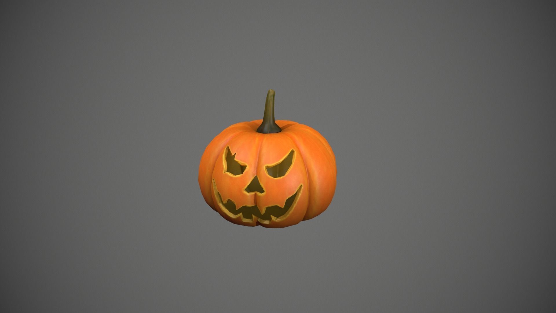 Halloween Prop Pack Low-poly 3D model_4