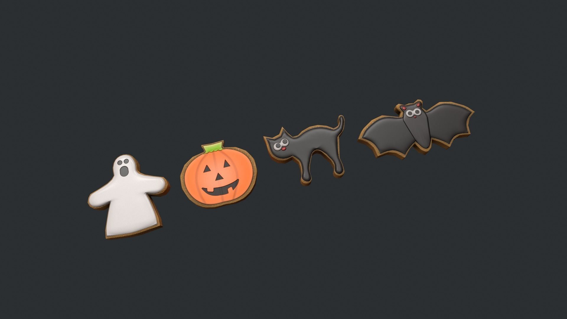 Halloween Prop Pack Low-poly 3D model_18
