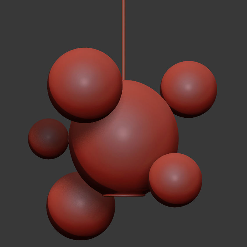 Classicon Selene Ceiling Light 3D model_2