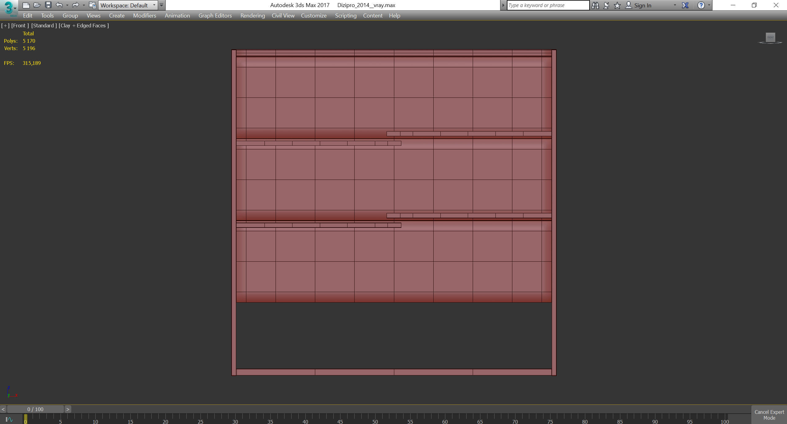 MAVIS Volpi low poly 3d model Low-poly 3D model_2