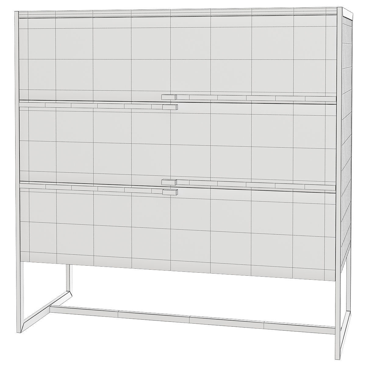 MAVIS Volpi low poly 3d model Low-poly 3D model_1