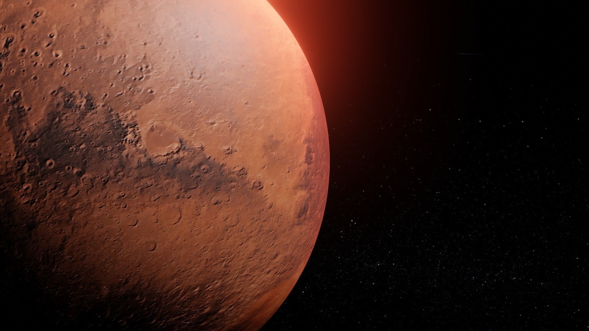 Photorealistic Mars 8k Textures 3D Model Low-poly 3D model_10