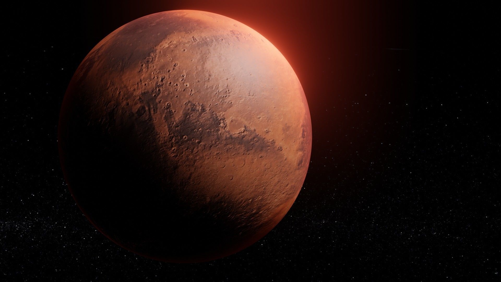 Photorealistic Mars 8k Textures 3D Model Low-poly 3D model_11