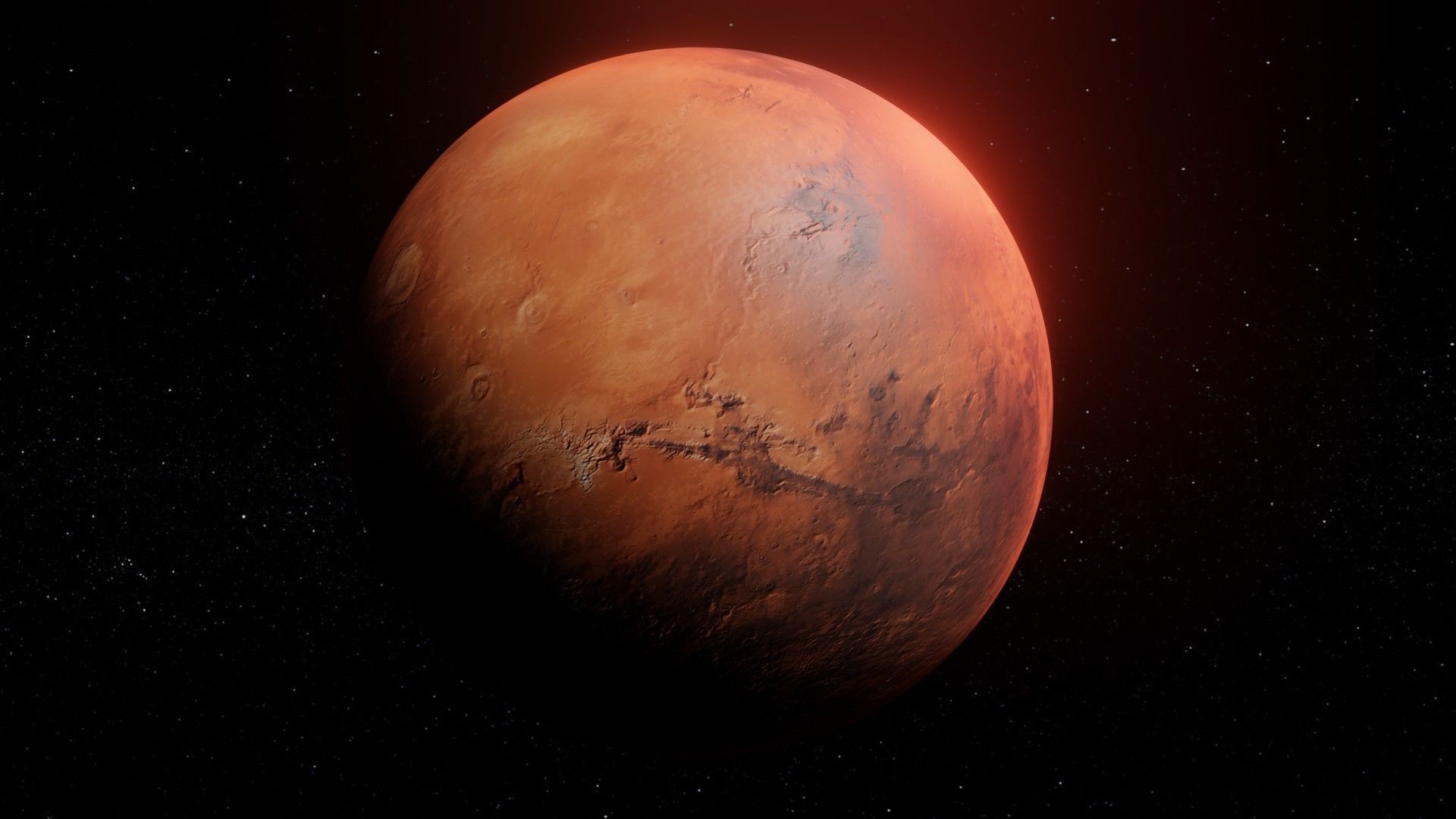 Photorealistic Mars 8k Textures 3D Model Low-poly 3D model_14