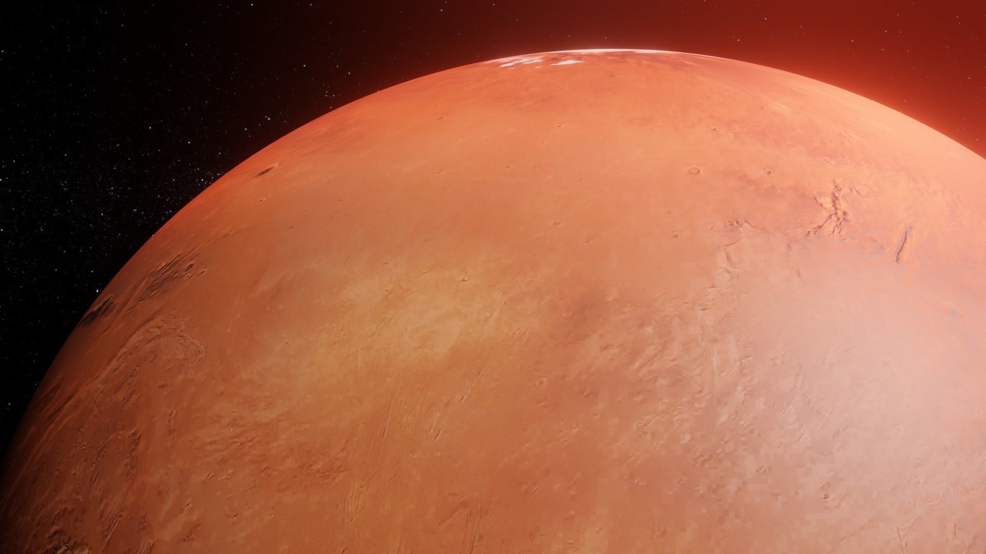 Photorealistic Mars 8k Textures 3D Model Low-poly 3D model_6