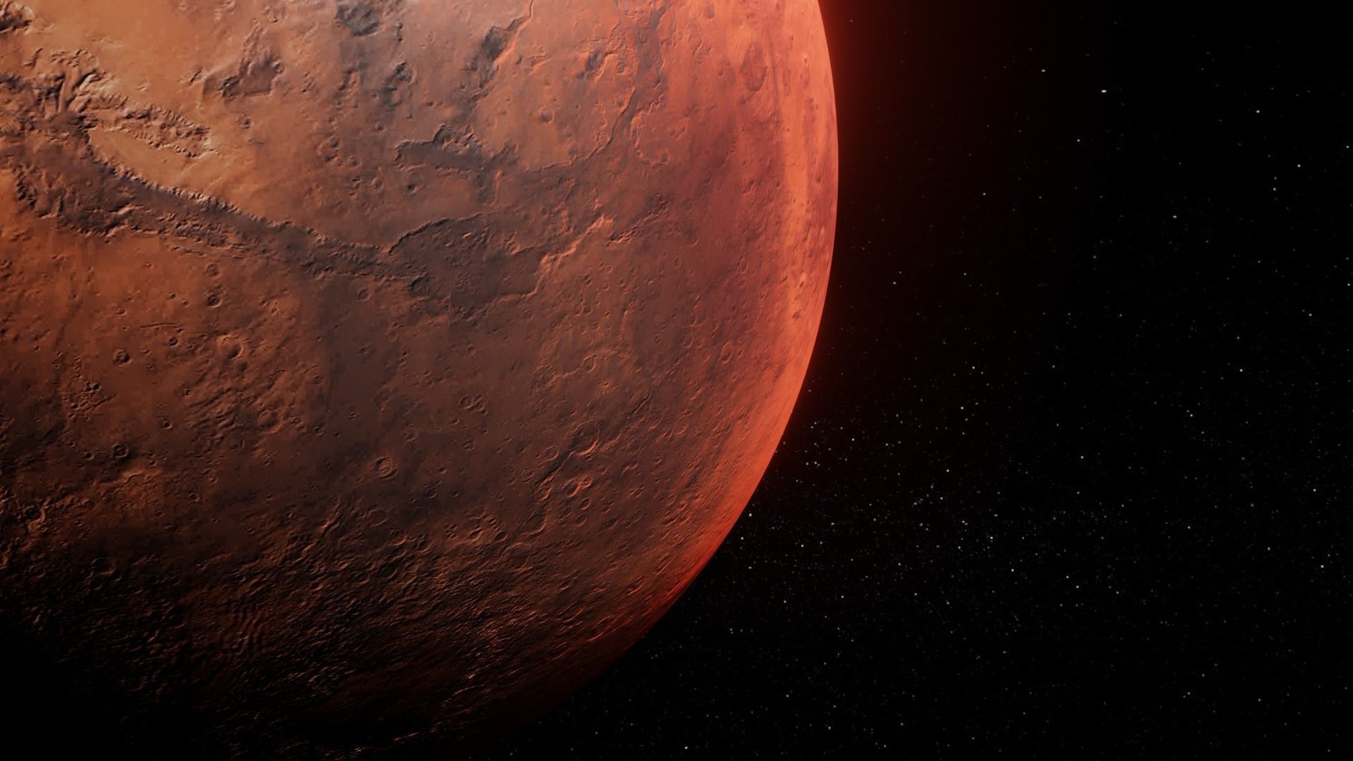 Photorealistic Mars 8k Textures 3D Model Low-poly 3D model_16