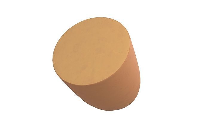 Sweet Potato v1 001 Low-poly 3D model 7