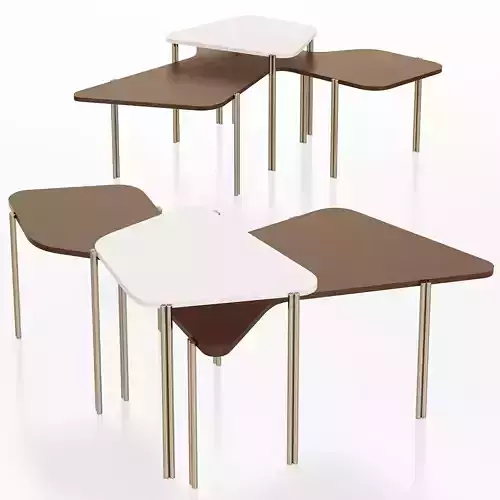 Durame DARK  LIGHT JEAN STACKABLE TABLES 3d model