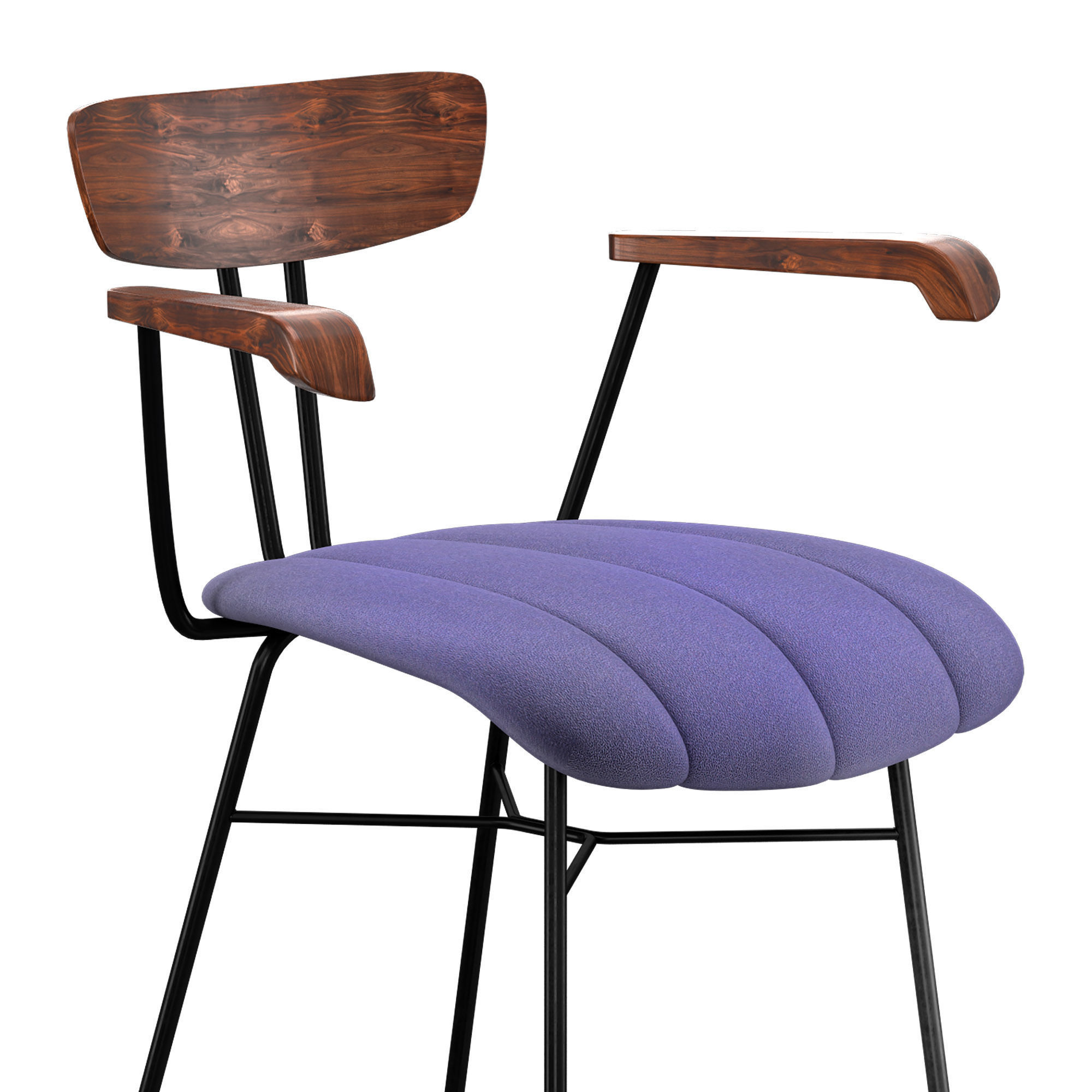 Amy Chair DF WP Low-poly 3D model_7