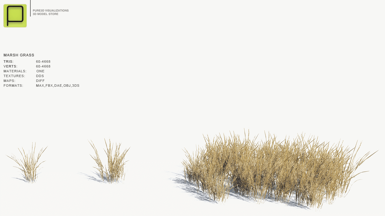 27 Mixed Vegetation Assets For Games Low-poly 3D model_11