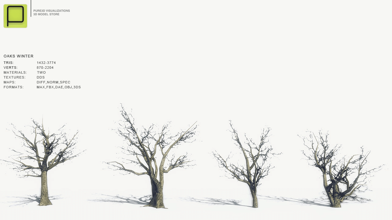 27 Mixed Vegetation Assets For Games Low-poly 3D model_1