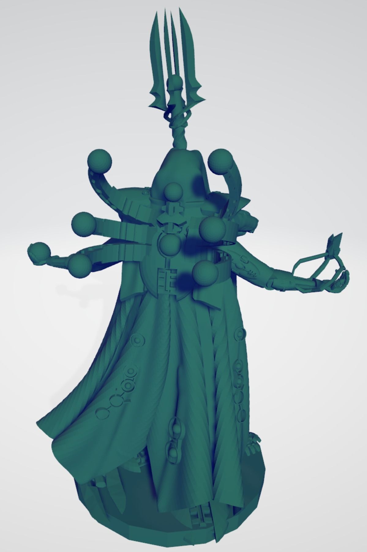 Space robot Technician 3D print model_2