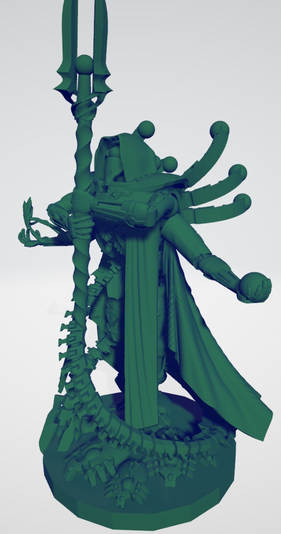 Space robot Technician 3D print model_3