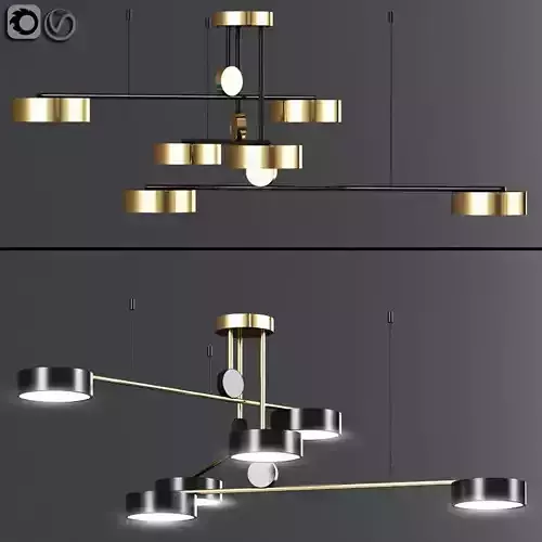 Led Ceiling Chandelier With Swing Lights