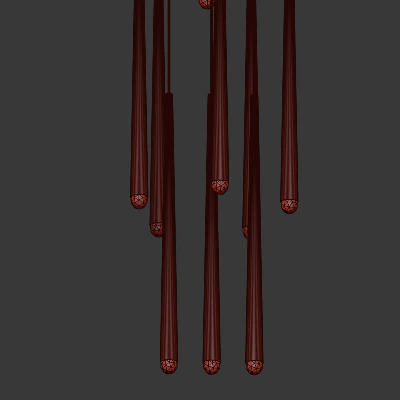 Aquitaine Round Chandelier Restorationhardware 3D model_4