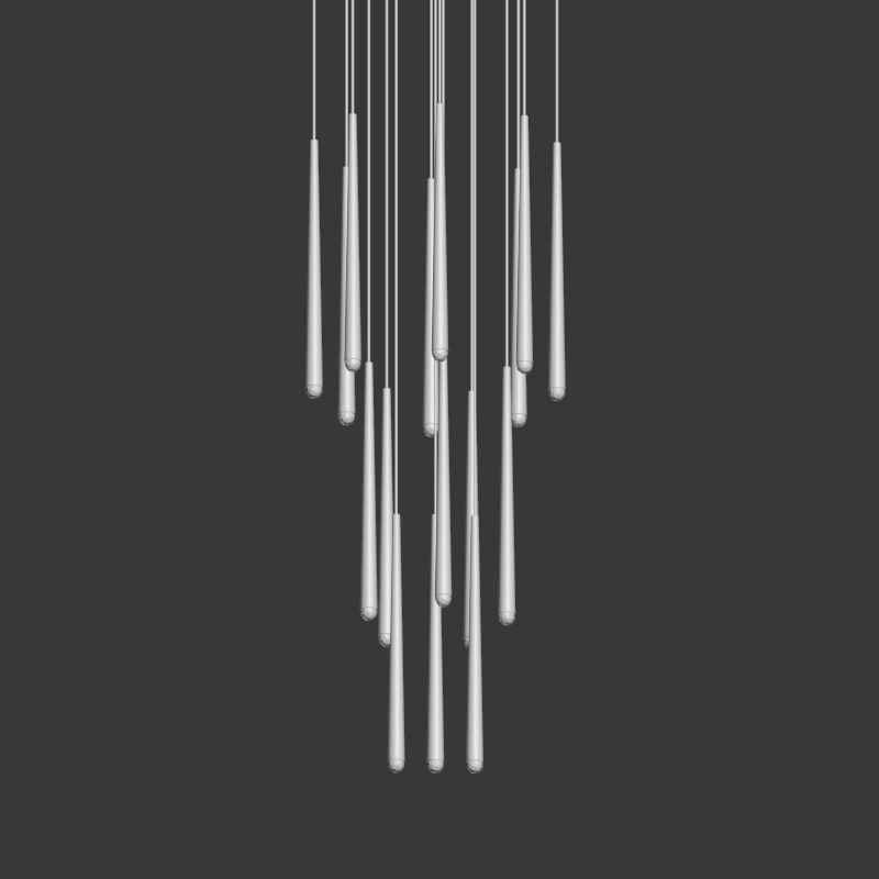 Aquitaine Round Chandelier Restorationhardware 3D model_3