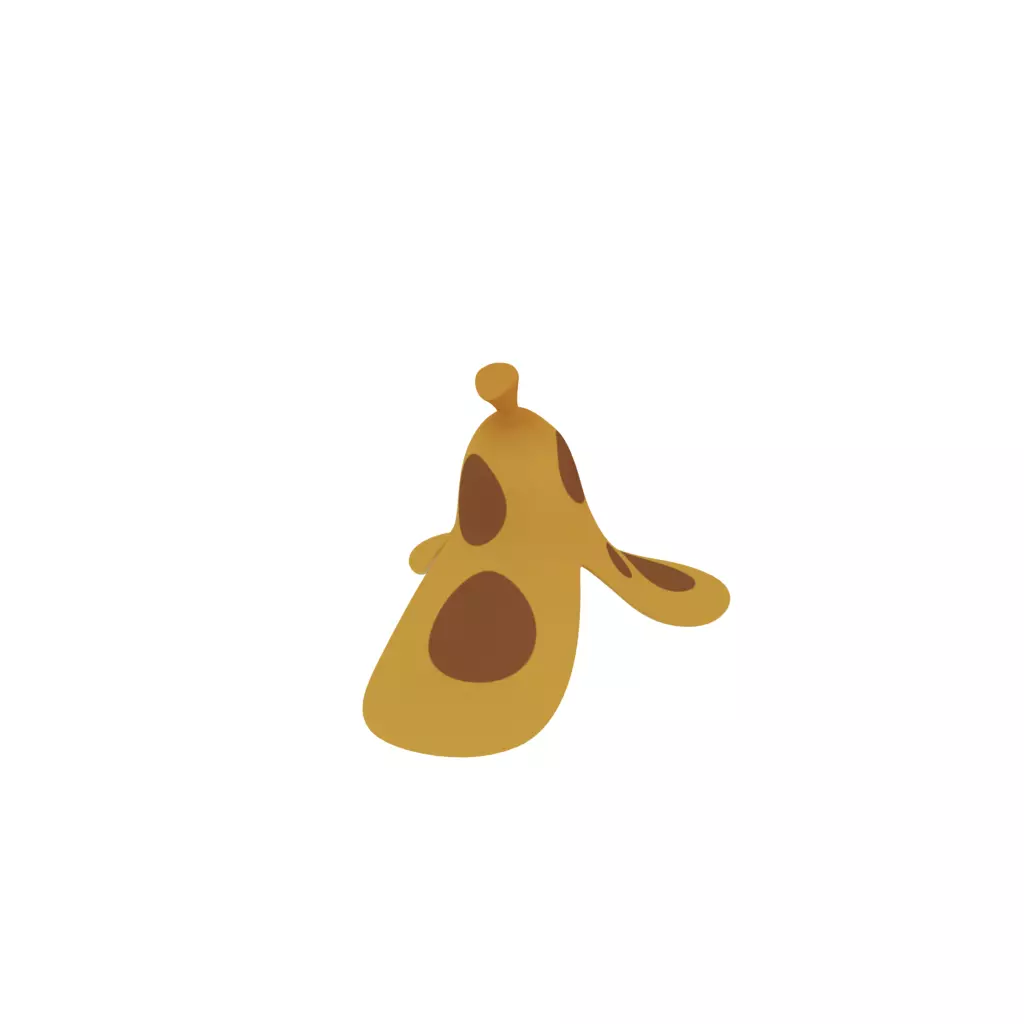 Banana rest 3D model_0