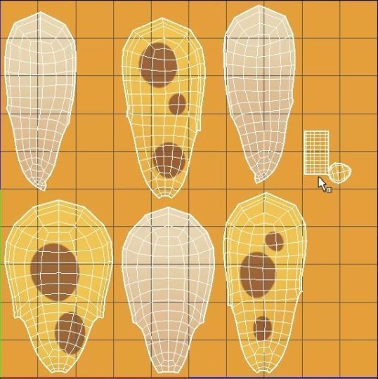 Banana rest 3D model_3