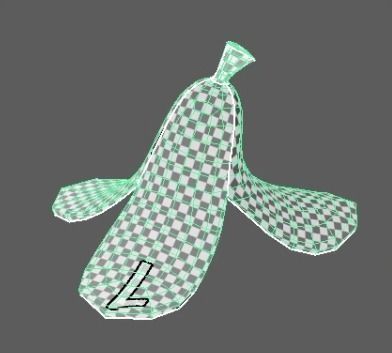 Banana rest 3D model_4