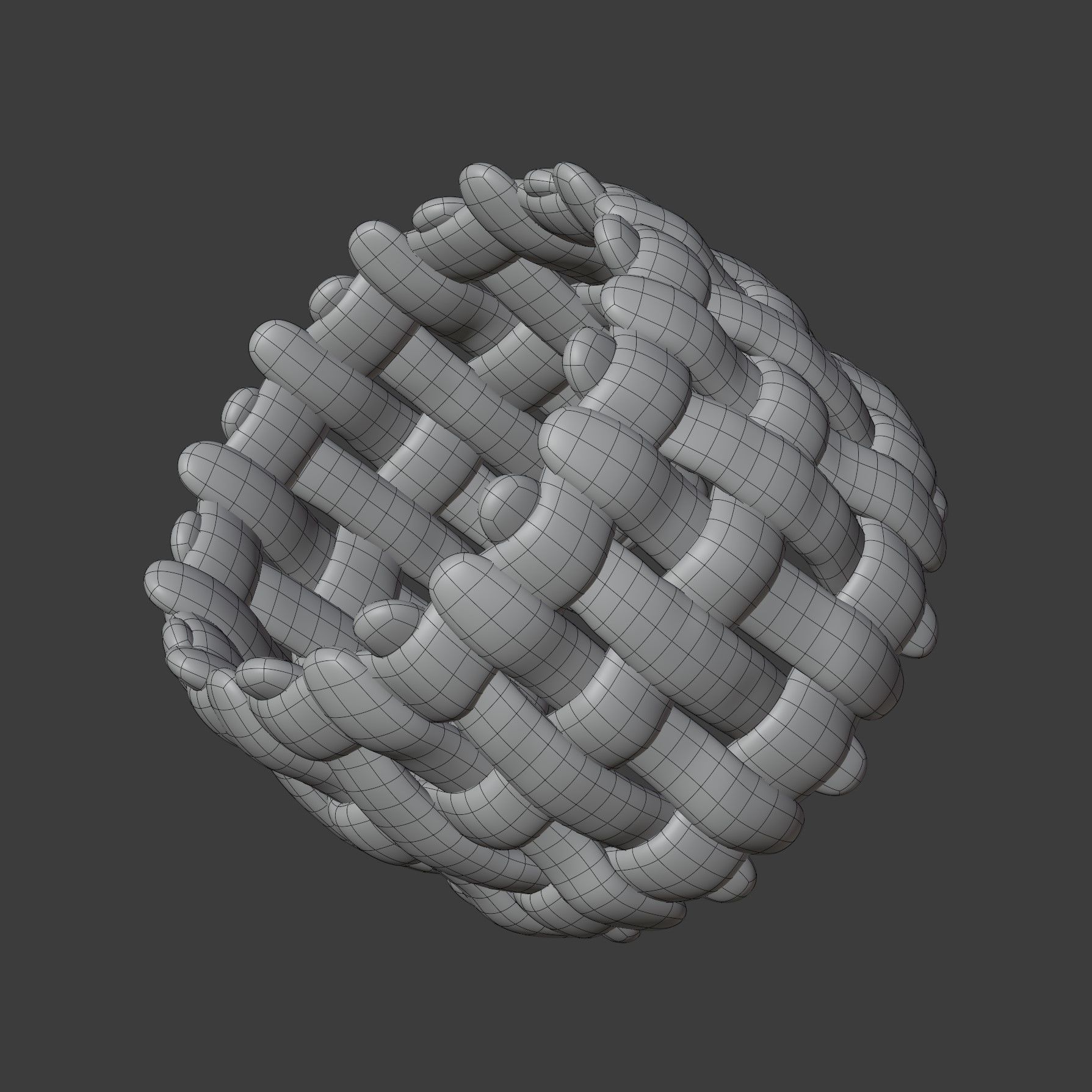 Intrecciato Ring 3D model_4