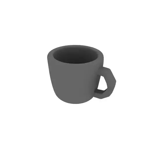 Cartoon Mug 3D model