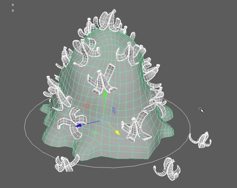 Bananas dump 3D model_2