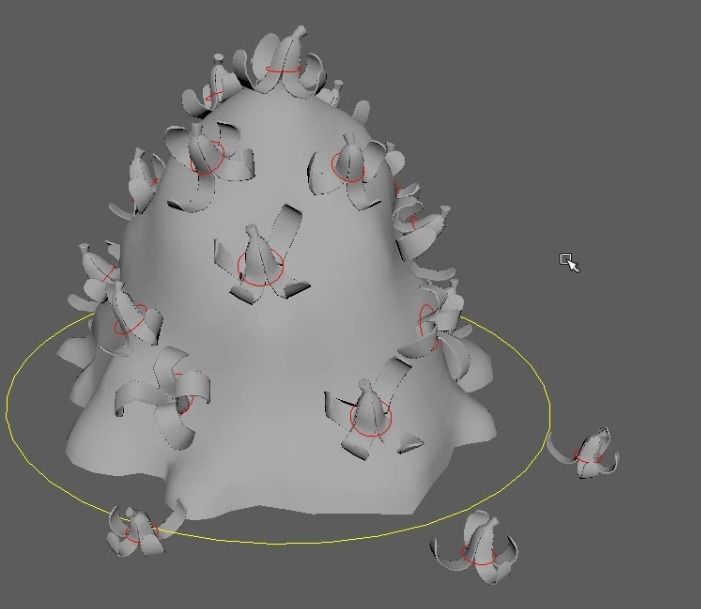 Bananas dump 3D model_1