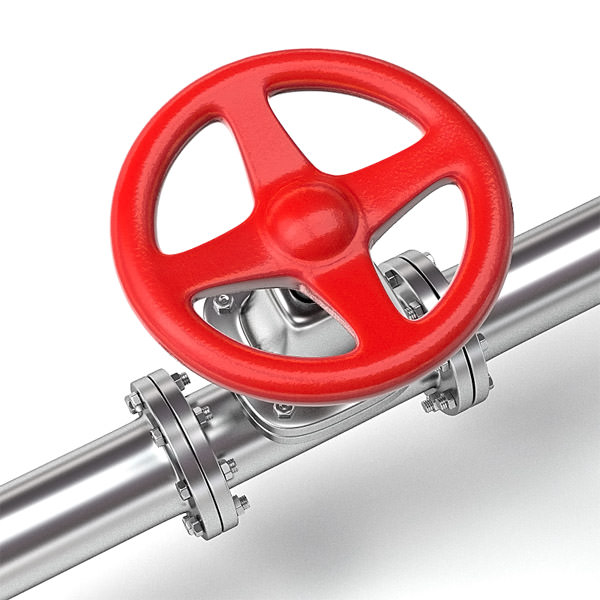 Hydraulic valve 3D model CGTrader